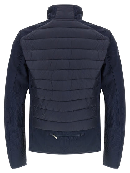 Blue Polyamide Full-Length Jacket