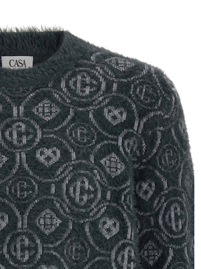 Gray Wool Cardigan