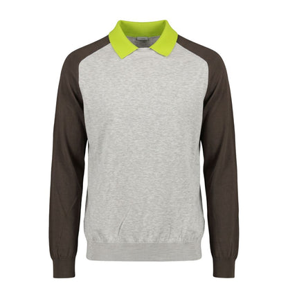 Grey Cotton Men's Sweater