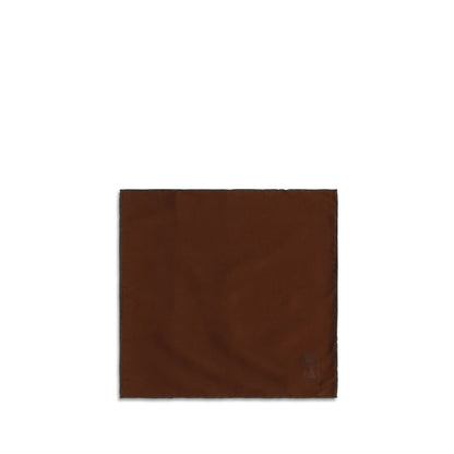 Brown Silk Pocket Square