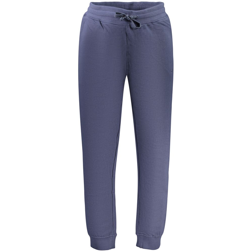 Blue Cotton Men's Trouser