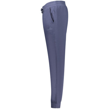 Blue Cotton Men's Trouser