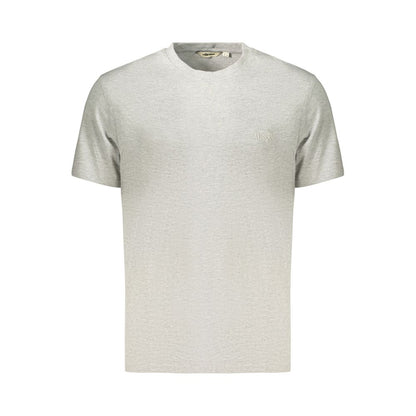 Gray Cotton Men's T-Shirt