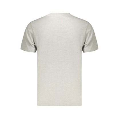 Gray Cotton Men's T-Shirt