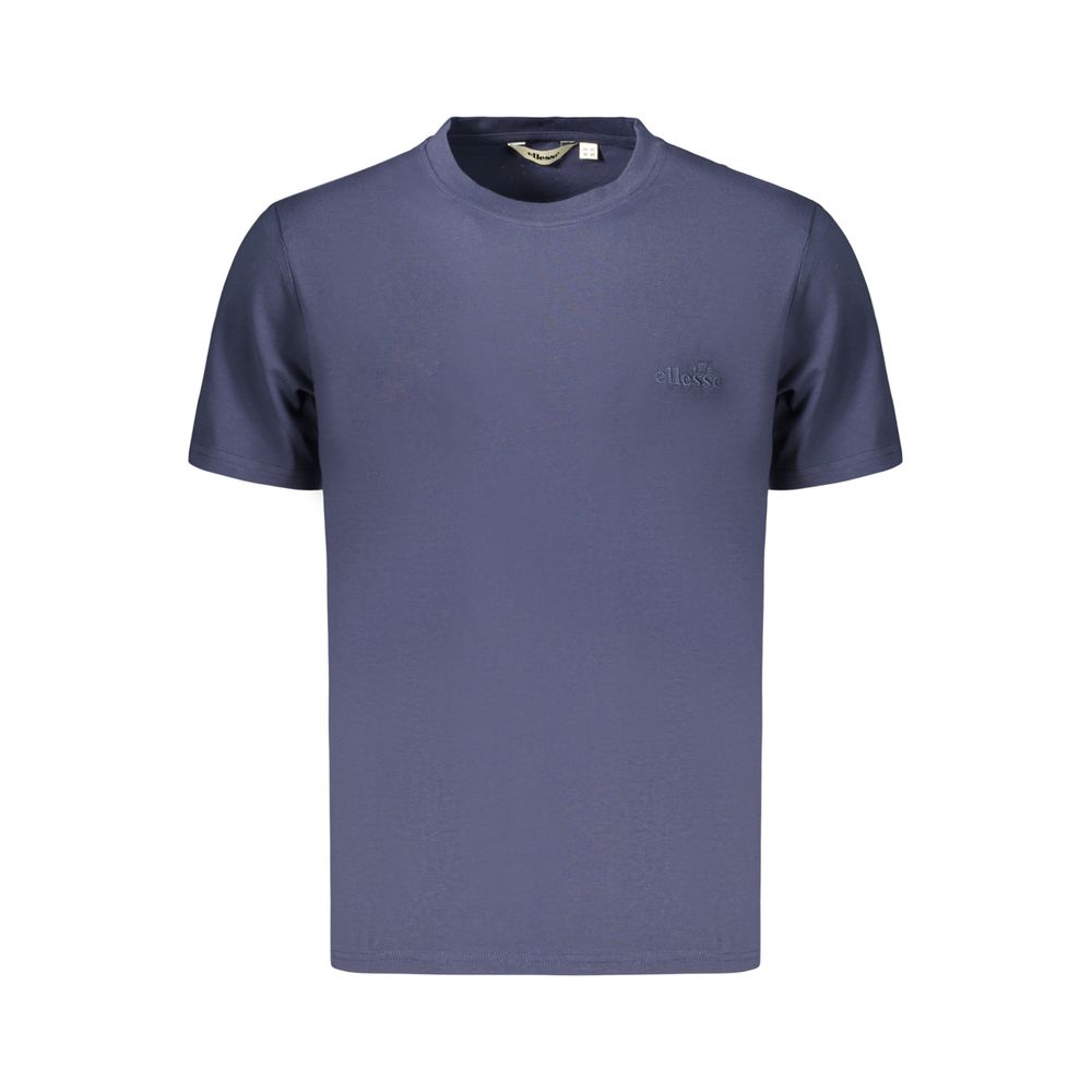 Blue Cotton Men's T-Shirt