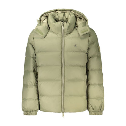 Green Nylon Men's Jacket