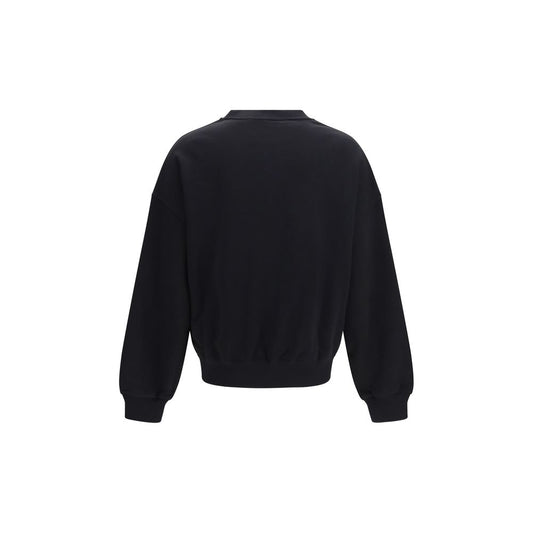 Black Cotton Sweatshirt