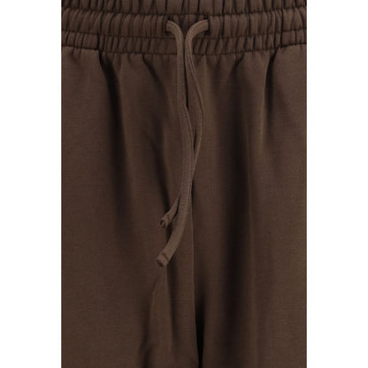 Brown Cotton Joggers (Workout Pants)