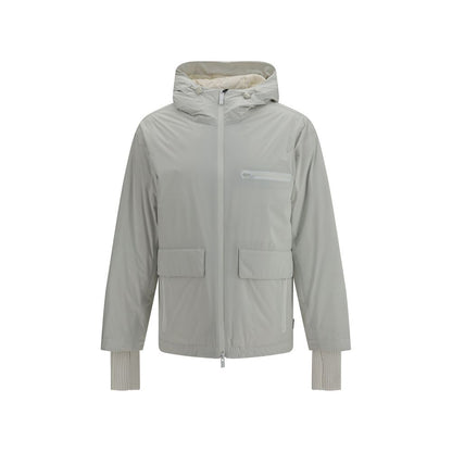 Gray Goose Down Shell Jacket