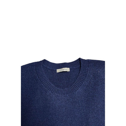 Blue Wool Men's Sweater