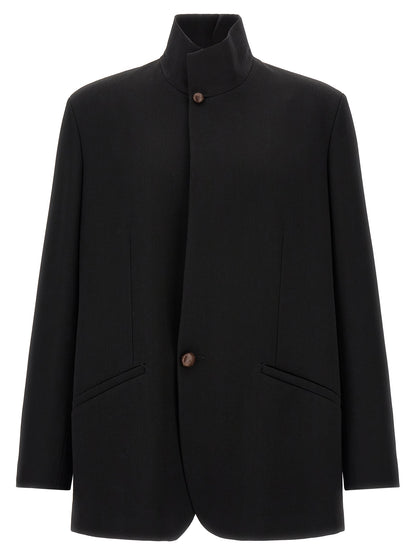 Black Wool Blazer
