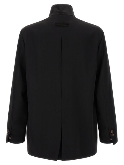 Black Wool Blazer