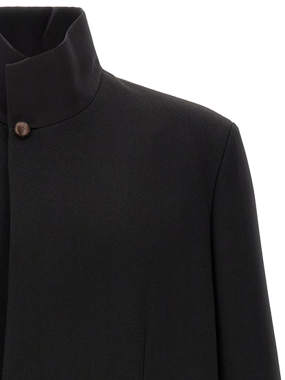 Black Wool Blazer