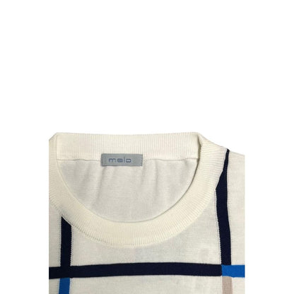 White Cotton Men Sweater