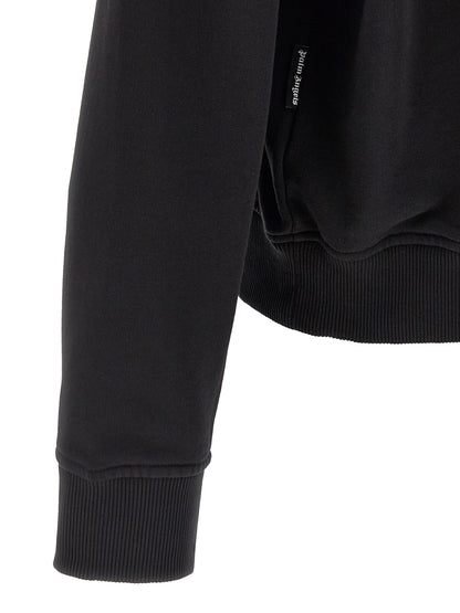 Black Cotton Sweatshirt