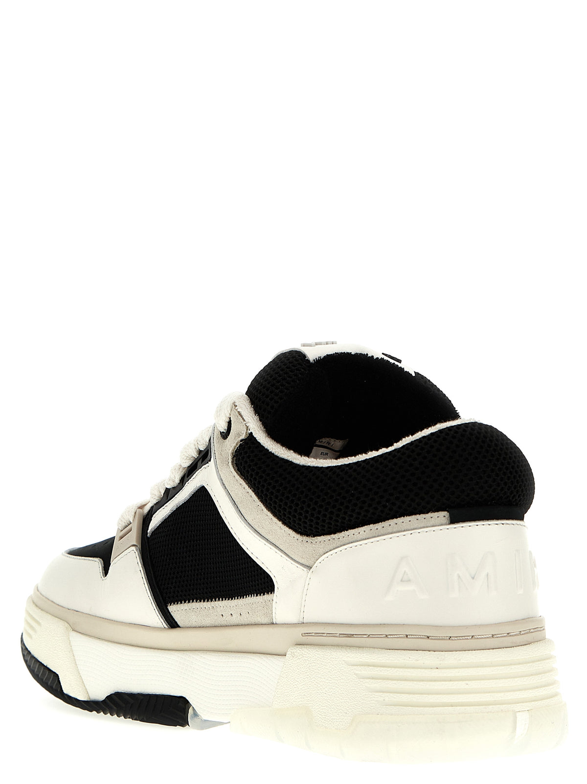 Bicolor Leather Low Top Sneakers