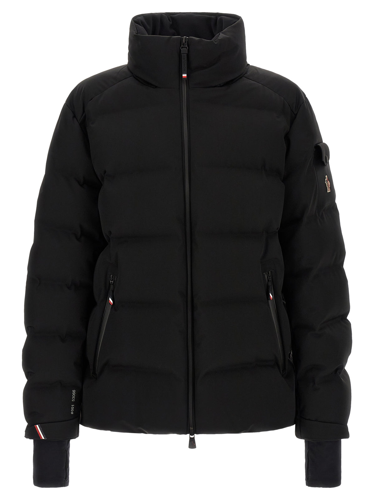 Black Polyamide Full-Length Jacket