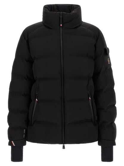 Black Polyamide Full-Length Jacket