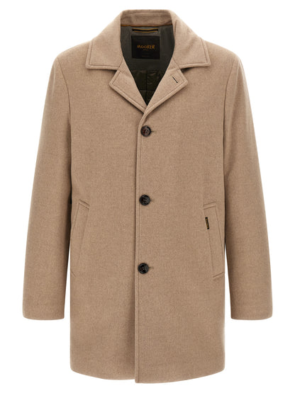 Beige Wool Coat