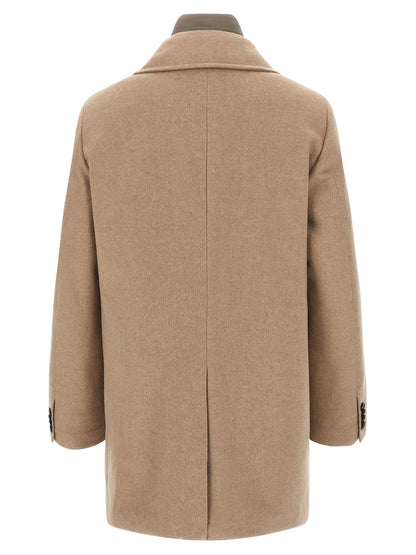 Beige Wool Coat