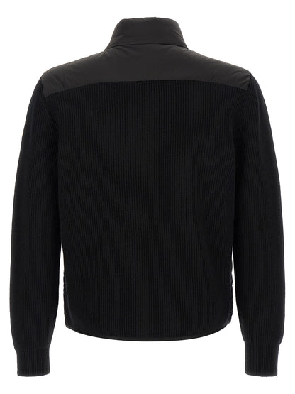 Black Polyamide Cardigan