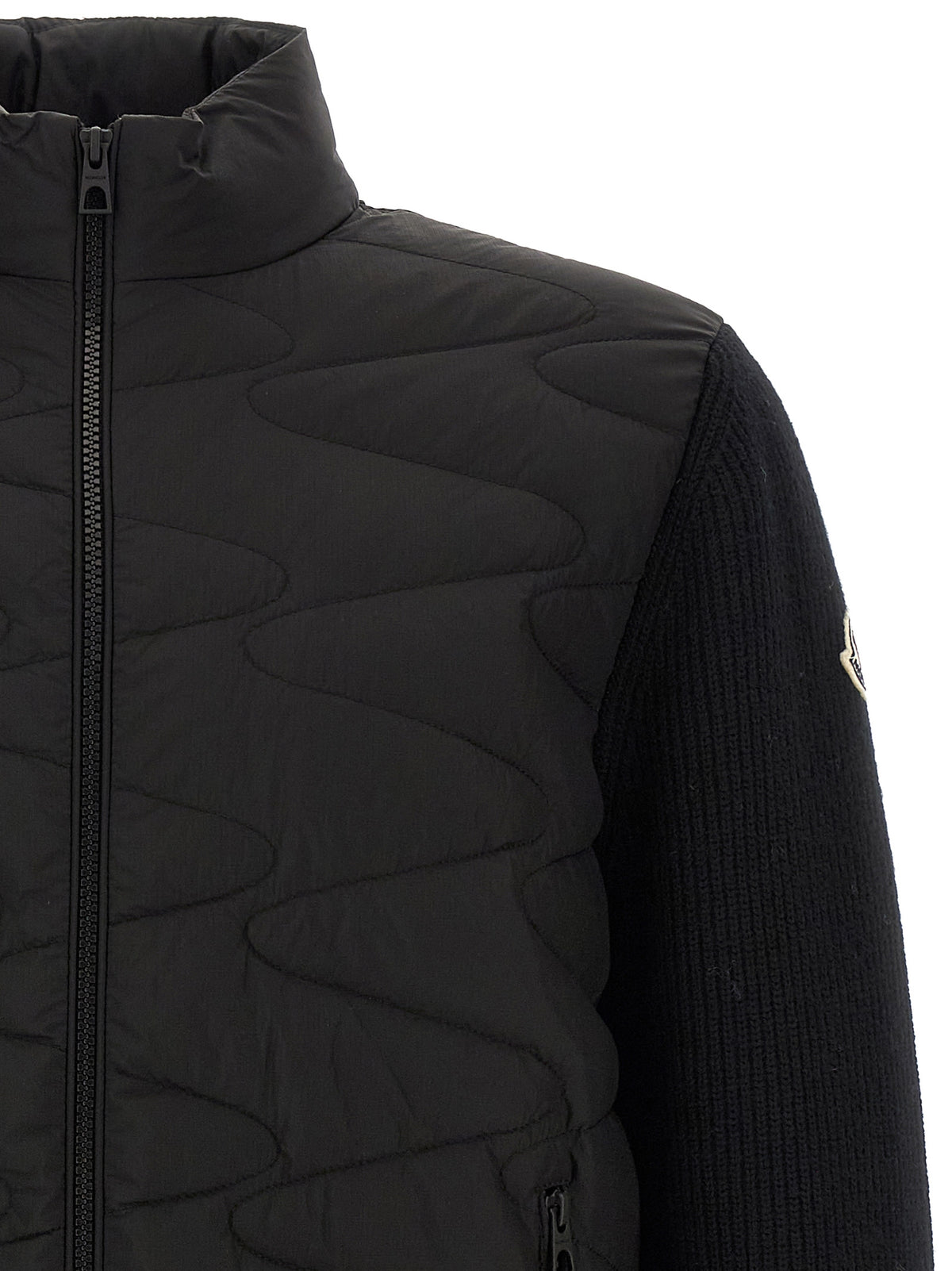 Black Polyamide Cardigan