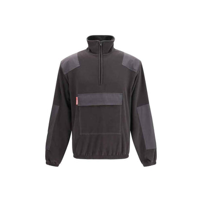 Black Polyester Sweatshirt
