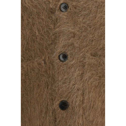 Brown Spandex Cardigan