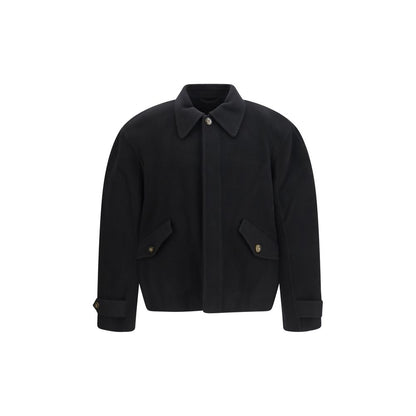 Black Wool Oves Aries Full-Length Jacket