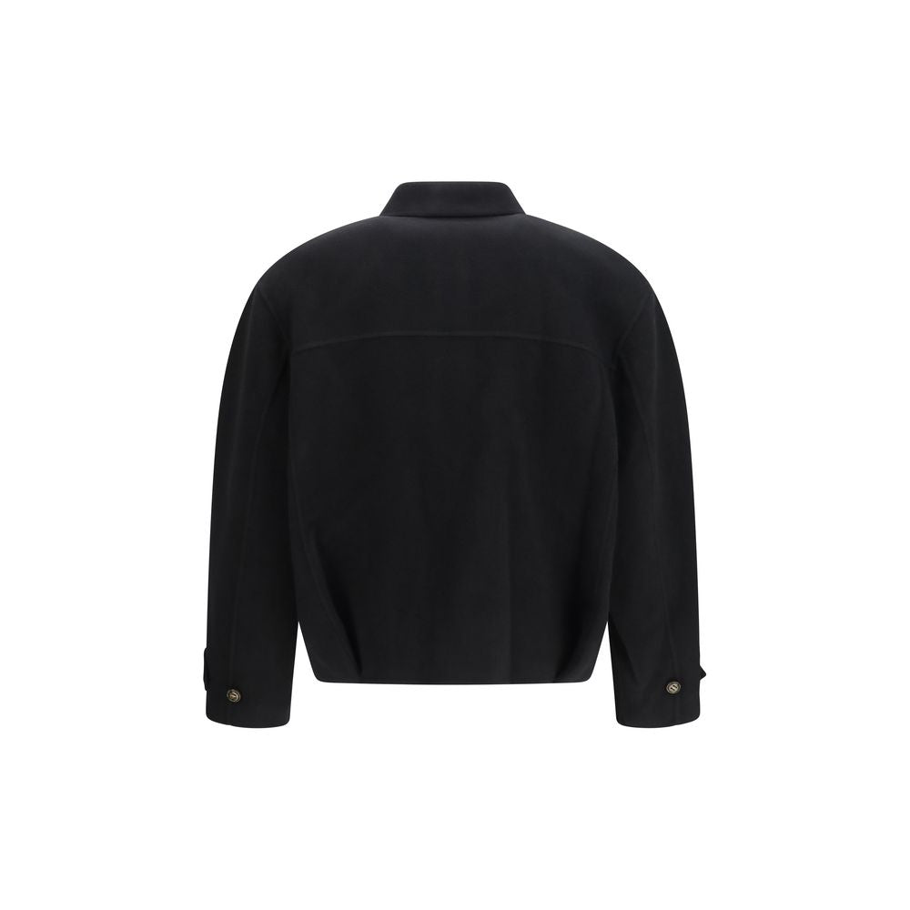Black Wool Oves Aries Full-Length Jacket