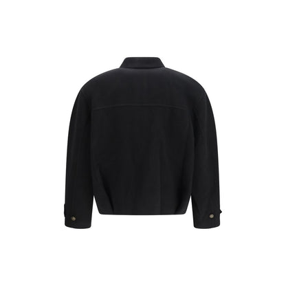 Black Wool Oves Aries Full-Length Jacket