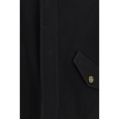 Black Wool Oves Aries Full-Length Jacket