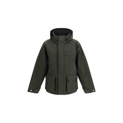 Black Polyester Parka