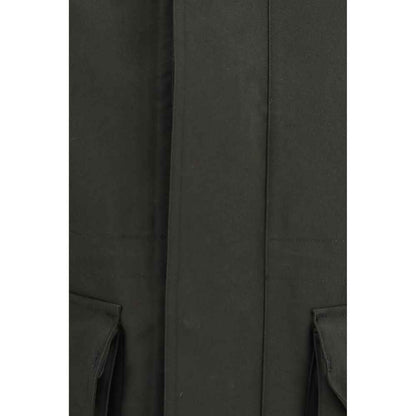 Black Polyester Parka