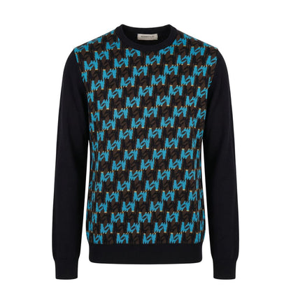 Light Blue Wool Men's Sweater
