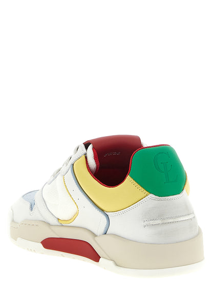 Multicolor Calfskin Athletic Sneakers