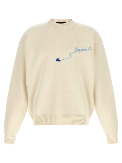White Wool Cardigan