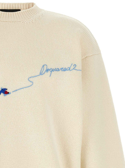 White Wool Cardigan