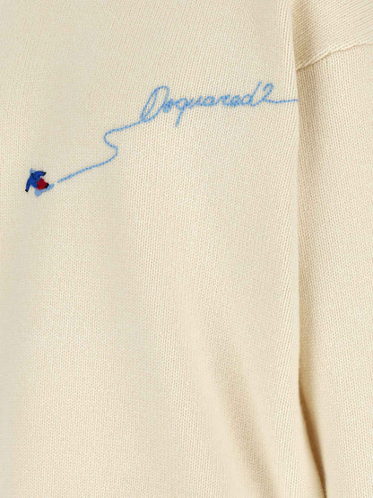 White Wool Cardigan