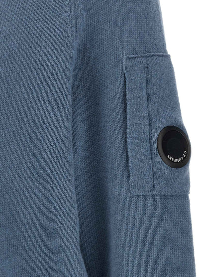 Blue Wool Cardigan