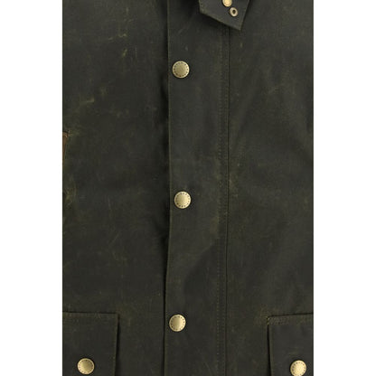 Bicolor Cotton Shell Jacket