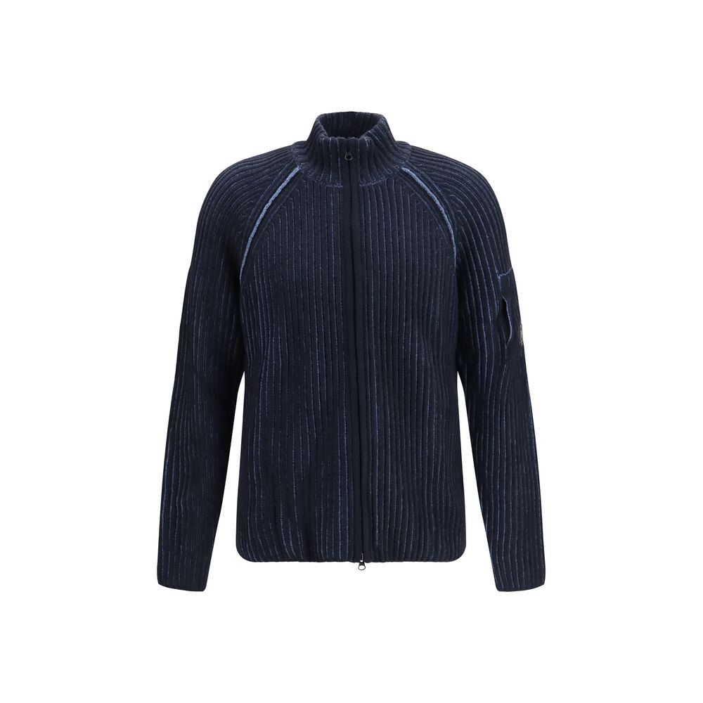 Blue Polyamide Cardigan