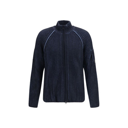 Blue Polyamide Cardigan