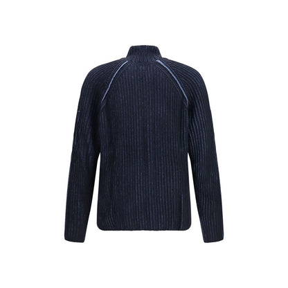 Blue Polyamide Cardigan