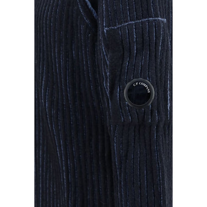 Blue Polyamide Cardigan