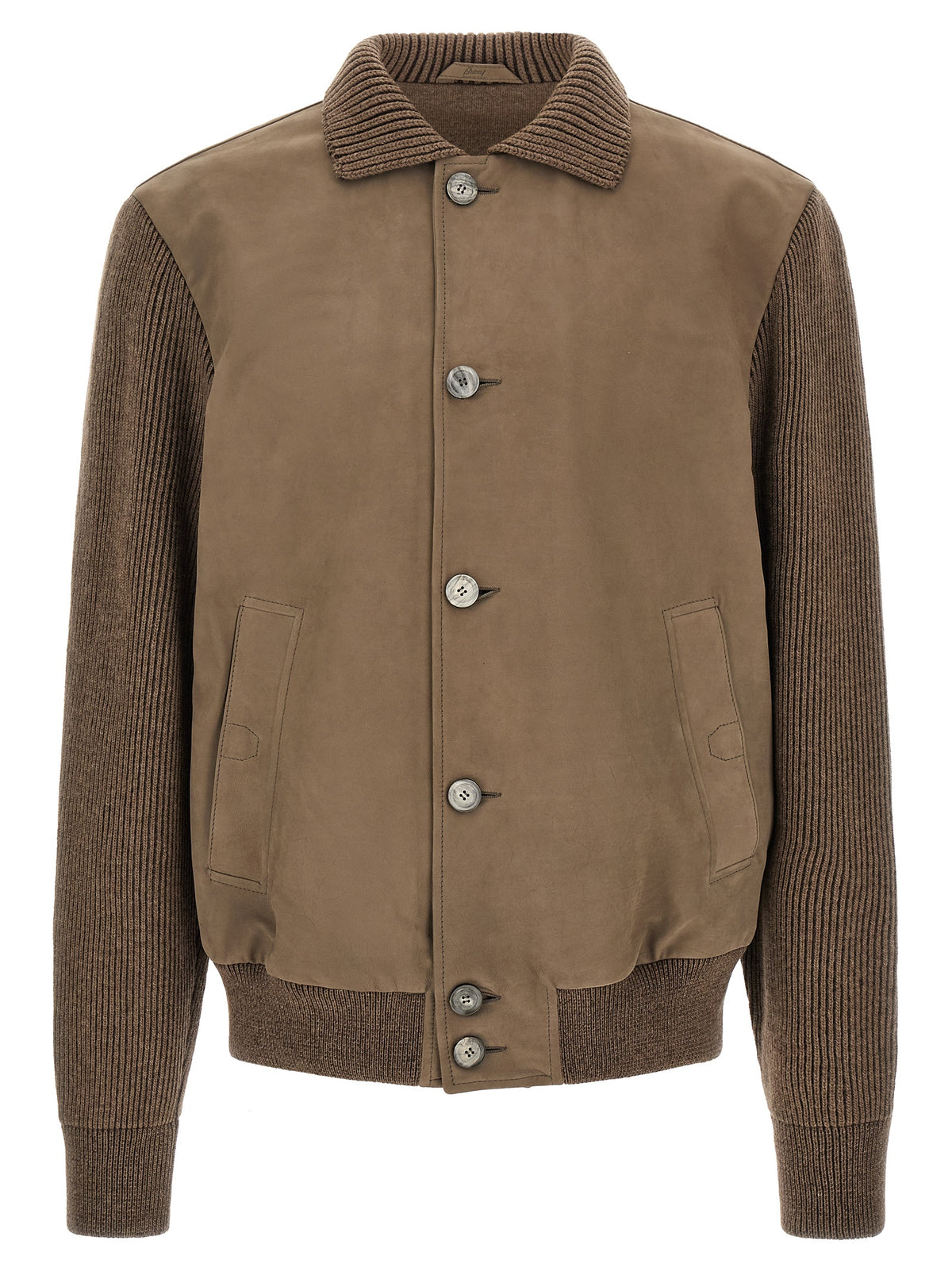 Brown Calfskin Leather Jacket