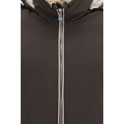 Brown Polyamide Bomber