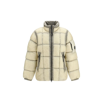 Blue Polyamide Full-Length Jacket