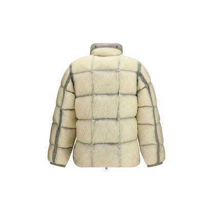 Blue Polyamide Full-Length Jacket