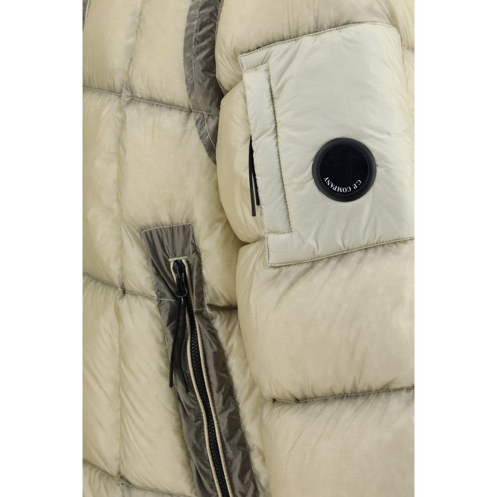 Blue Polyamide Full-Length Jacket